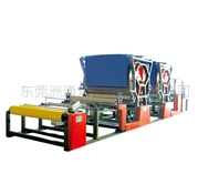 鞋材復(fù)合機/貼合機－臥式雙輪雙網(wǎng)單槽水膠高速泡棉復(fù)合機/貼合機LD-006A1